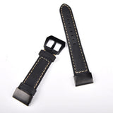 22mm Garmin Watch Strap | Stitched Leather | 2 Colours Available