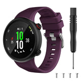 For Garmin Forerunner 45/45 Plus, Forerunner 45S & Swim 2 | Purple Silicone Strap