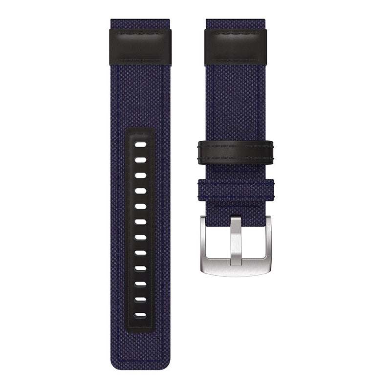 For Garmin Vivoactive 4, Venu 2/3 & Forerunner 255/255M/265 | Blue Canvas Adventurer® Strap