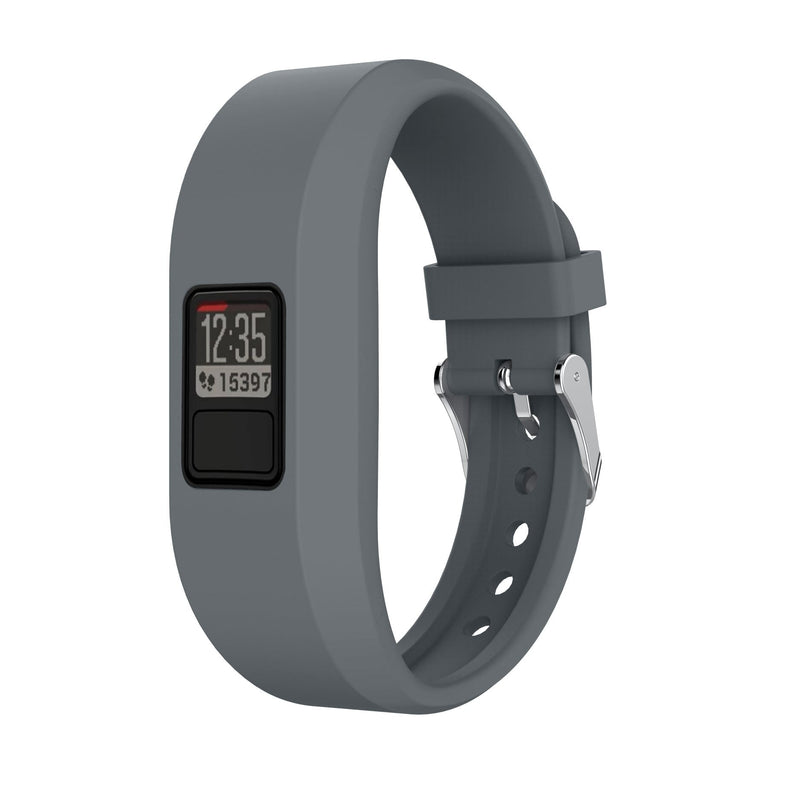 For Garmin Vivofit 3 | Plain Silicone Strap | Grey